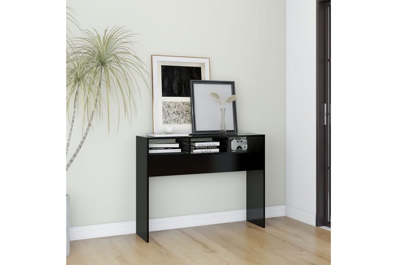 Konsollbord svart 105x30x80 cm sponplate - Svart - Gangbord - Konsollbord