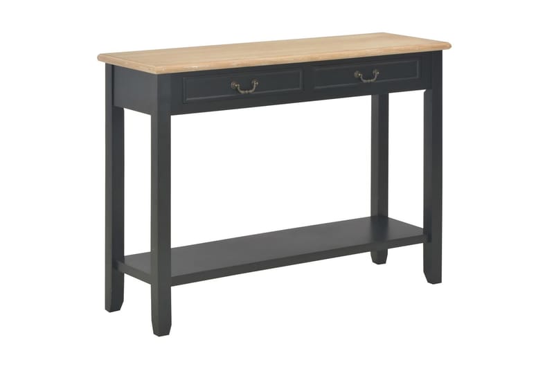 Konsollbord svart 110x35x80 cm tre - Møbler - Bord - Avlastningsbord - Konsollbord