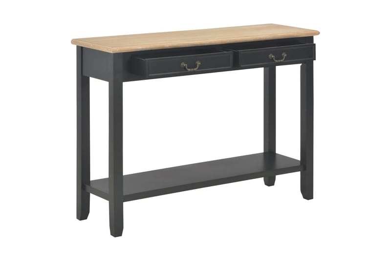 Konsollbord svart 110x35x80 cm tre - Møbler - Bord - Avlastningsbord - Konsollbord
