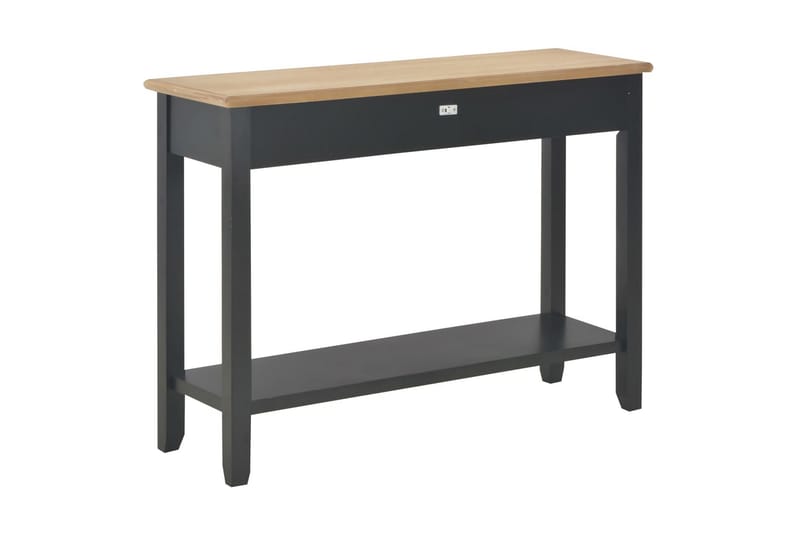 Konsollbord svart 110x35x80 cm tre - Møbler - Bord - Avlastningsbord - Konsollbord