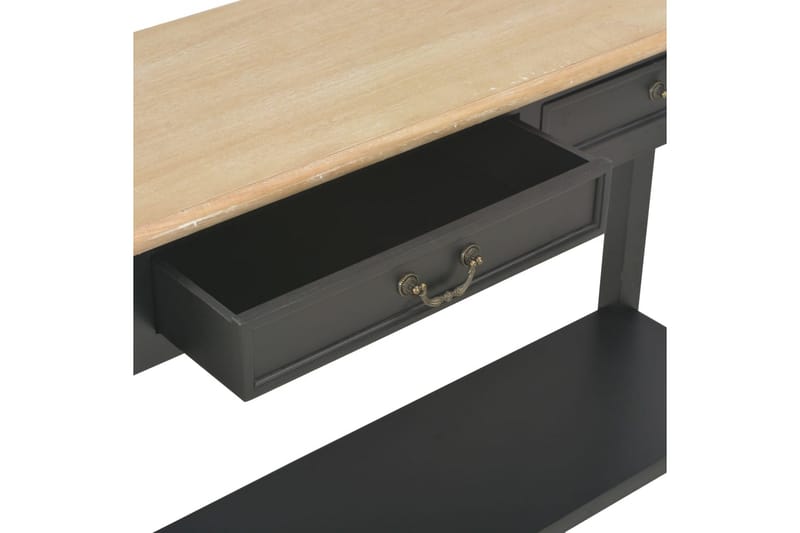 Konsollbord svart 110x35x80 cm tre - Møbler - Bord - Avlastningsbord - Konsollbord