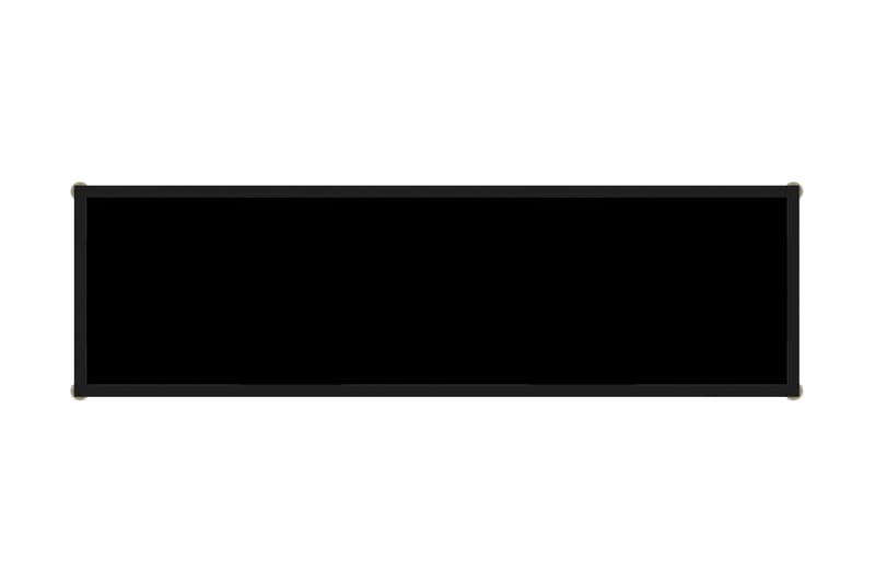 Konsollbord svart 120x35x75 cm herdet glass - Svart - Møbler - Bord - Avlastningsbord - Konsollbord