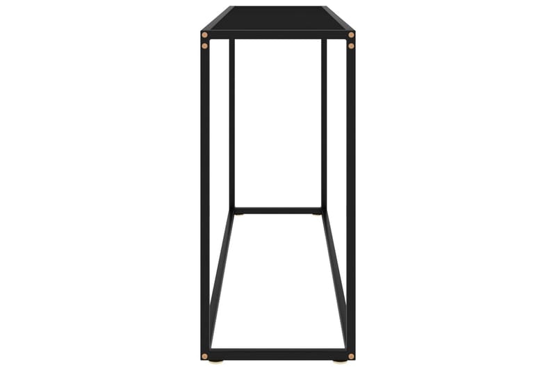Konsollbord svart 120x35x75 cm herdet glass - Svart - Gangbord - Konsollbord
