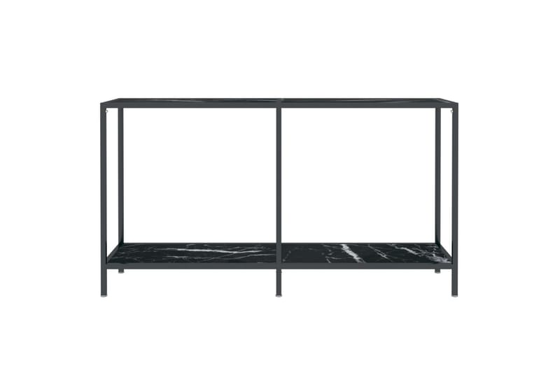 Konsollbord svart 140x35x75,5 cm herdet glass - Svart - Møbler - Bord - Avlastningsbord - Konsollbord