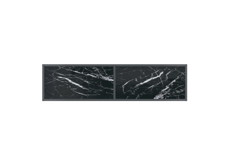 Konsollbord svart 140x35x75,5 cm herdet glass - Svart - Møbler - Bord - Avlastningsbord - Konsollbord