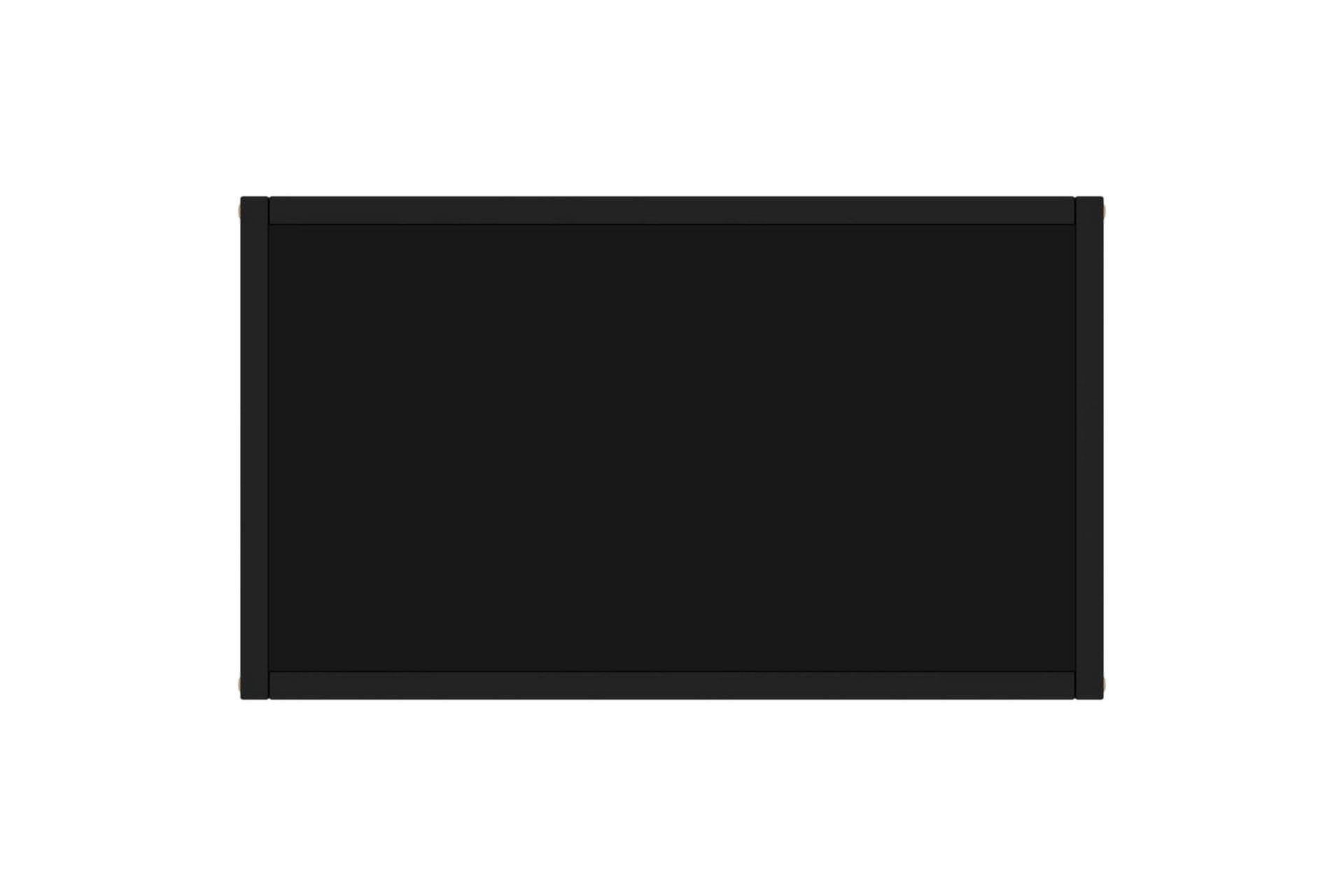 Konsollbord svart 60x35x75 cm herdet glass - Svart - Møbler - Bord - Avlastningsbord - Konsollbord