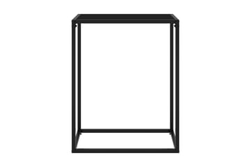 Konsollbord svart 60x35x75 cm herdet glass - Svart - Møbler - Bord - Avlastningsbord - Konsollbord