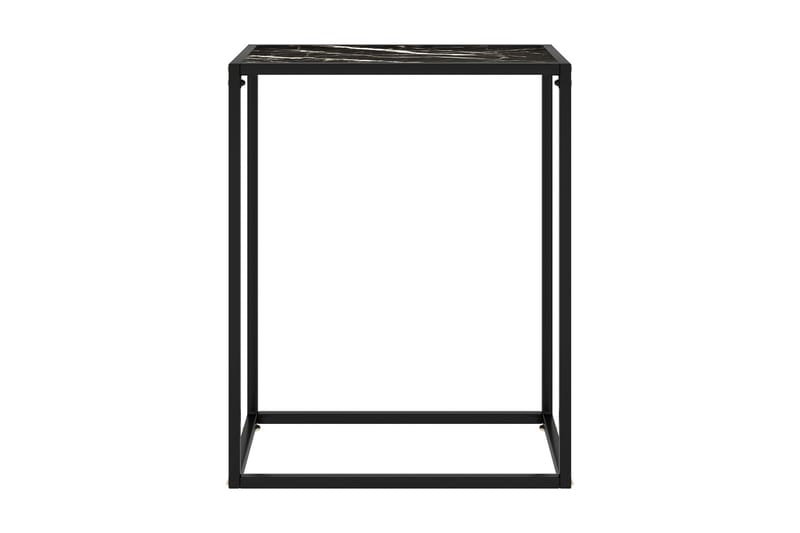 Konsollbord svart 60x35x75 cm herdet glass - Svart - Møbler - Bord - Avlastningsbord - Konsollbord