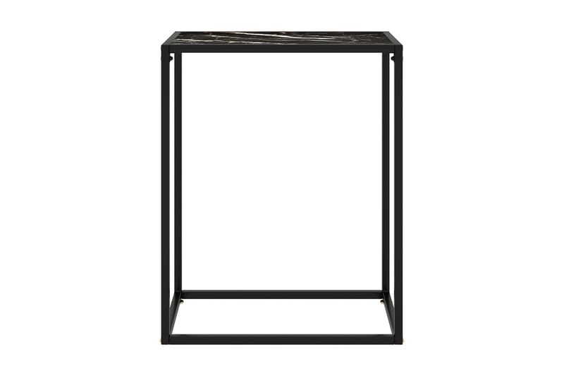 Konsollbord svart 60x35x75 cm herdet glass - Svart - Konsollbord - Gangbord