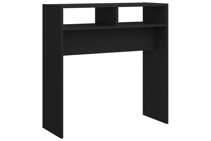 Konsollbord svart 78x30x80 cm sponplate - Svart - Møbler - Bord - Avlastningsbord - Konsollbord