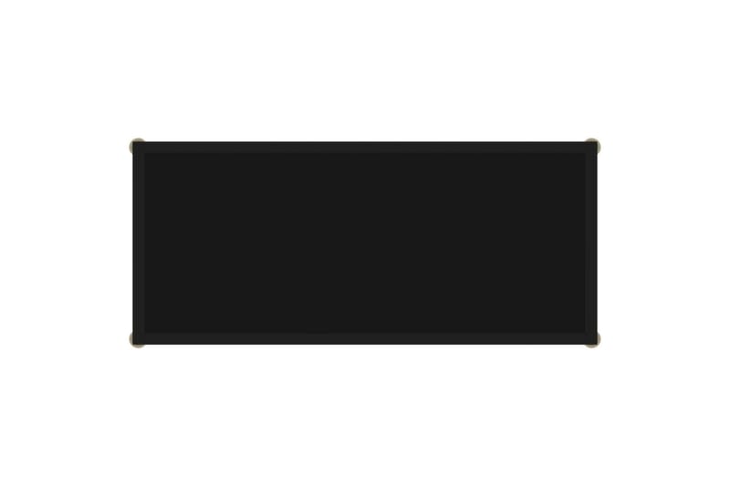 Konsollbord svart 80x35x75 cm herdet glass - Svart - Møbler - Bord - Avlastningsbord - Konsollbord