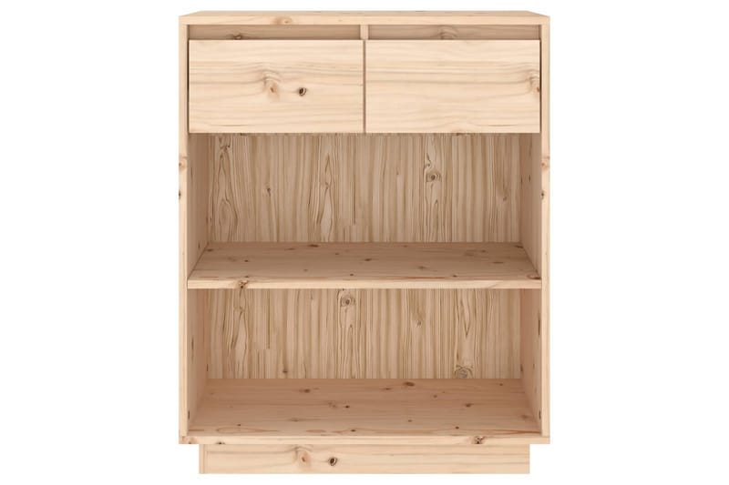 Konsollskap 60x34x75 cm heltre furu - Brun - Møbler - Bord - Avlastningsbord - Konsollbord
