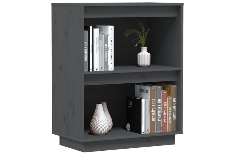 Konsollskap grå 60x34x75 cm heltre furu - Grå - Møbler - Bord - Avlastningsbord - Konsollbord