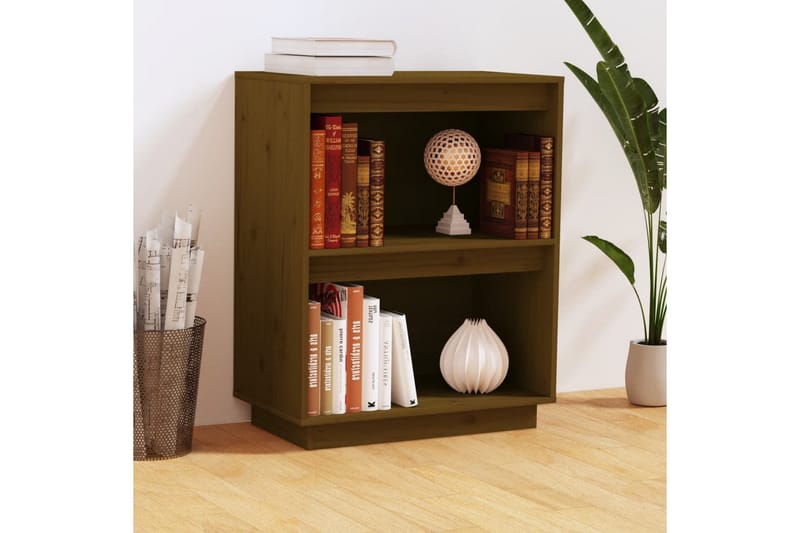 Konsollskap honningbrun 60x34x75 cm heltre furu - Brun - Møbler - Bord - Avlastningsbord - Konsollbord