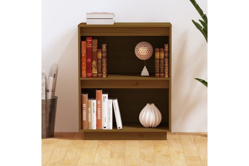 Konsollskap honningbrun 60x34x75 cm heltre furu - Brun - Møbler - Bord - Avlastningsbord - Konsollbord