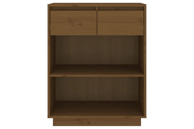 Konsollskap honningbrun 60x34x75 cm heltre furu - Brun - Møbler - Bord - Avlastningsbord - Konsollbord