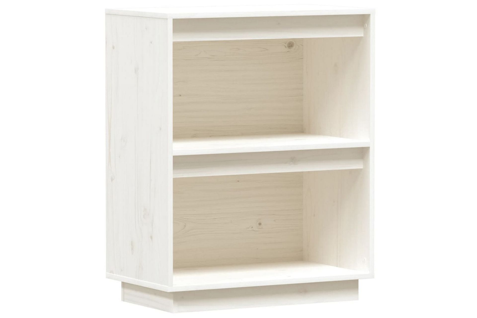 Konsollskap hvit 60x34x75 cm heltre furu - Hvit - Møbler - Bord - Avlastningsbord - Konsollbord