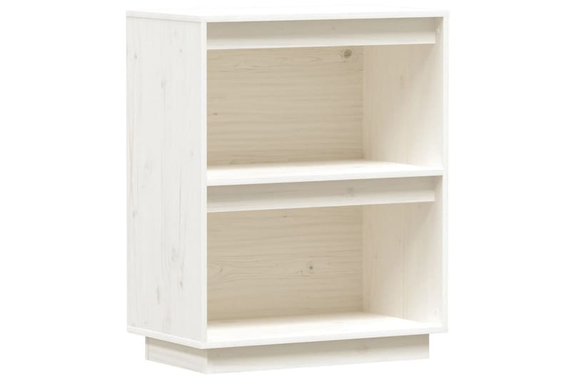 Konsollskap hvit 60x34x75 cm heltre furu - Hvit - Møbler - Bord - Avlastningsbord - Konsollbord