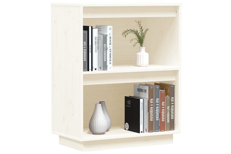 Konsollskap hvit 60x34x75 cm heltre furu - Hvit - Møbler - Bord - Avlastningsbord - Konsollbord