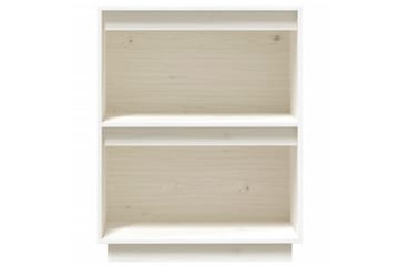 Konsollskap hvit 60x34x75 cm heltre furu - Hvit - Møbler - Bord - Avlastningsbord - Konsollbord
