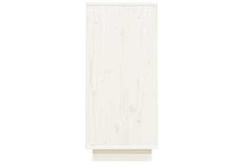 Konsollskap hvit 60x34x75 cm heltre furu - Hvit - Møbler - Bord - Avlastningsbord - Konsollbord