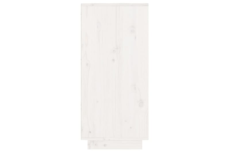 Konsollskap hvit 60x34x75 cm heltre furu - Hvit - Møbler - Bord - Avlastningsbord - Konsollbord