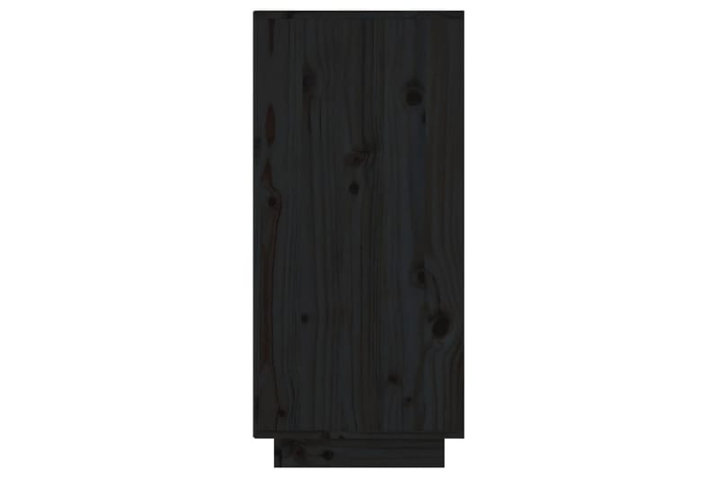 Konsollskap svart 60x34x75 cm heltre furu - Svart - Gangbord - Konsollbord