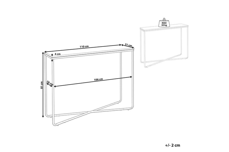 Konsollbord Lakota - Møbler - Bord - Avlastningsbord - Gangbord