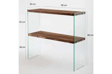 Legenrisk Avlastningsbord 90 cm - Valnøtt - Møbler - Bord - Avlastningsbord - Konsollbord