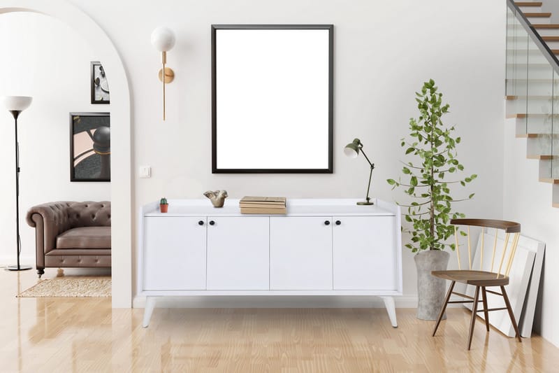 Linlai Avlastningsbord 150 cm - Hvit - Møbler - Bord - Avlastningsbord - Konsollbord