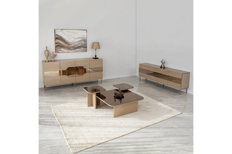 Lissione Konsollbord 180 cm - Bronse - Oppbevaring - Oppbevaringsmøbler - Sideboard & skjenker