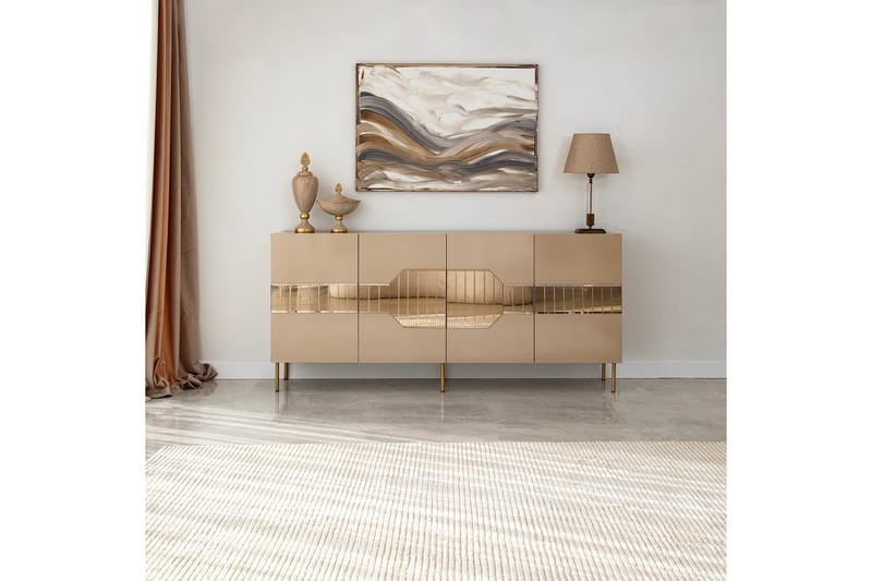 Lissione Konsollbord 180 cm - Bronse - Møbler - Bord - Avlastningsbord - Konsollbord