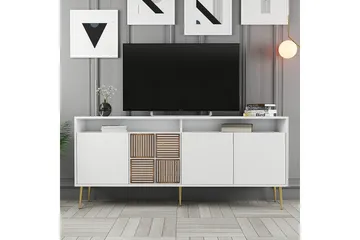 Lissione Konsollbord 180 cm - Gull/Hvit - Oppbevaring - Oppbevaringsmøbler - Sideboard & skjenker