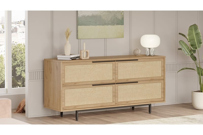 Liyakat Konsollbord 160 cm - Eik - Møbler - Bord - Avlastningsbord - Konsollbord