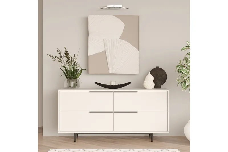 Liyakat Konsollbord 160 cm - Hvit - Oppbevaring - Oppbevaringsmøbler - Kommode