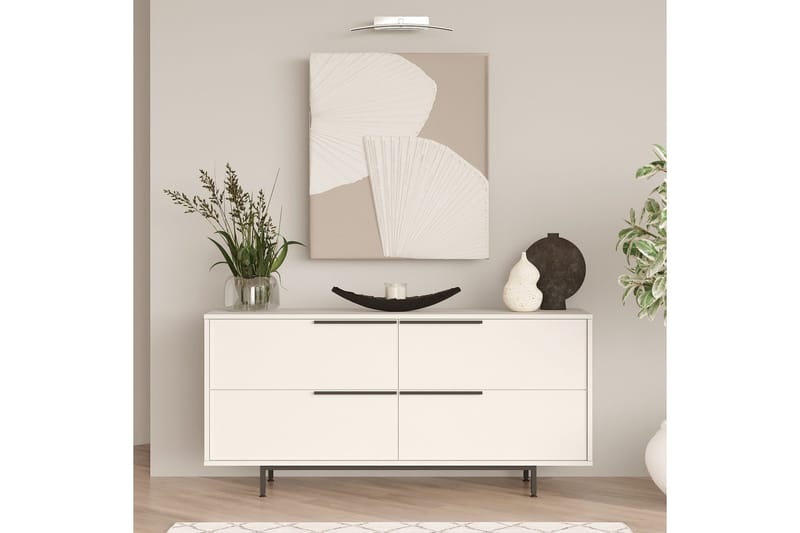 Liyakat Konsollbord 160 cm - Hvit - Oppbevaring - Oppbevaringsmøbler - Kommode