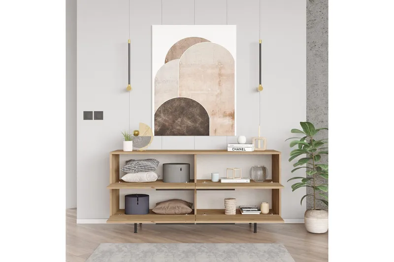 Liyakat Konsollbord 160 cm - Valnøtt - Oppbevaring - Oppbevaringsmøbler - Kommode