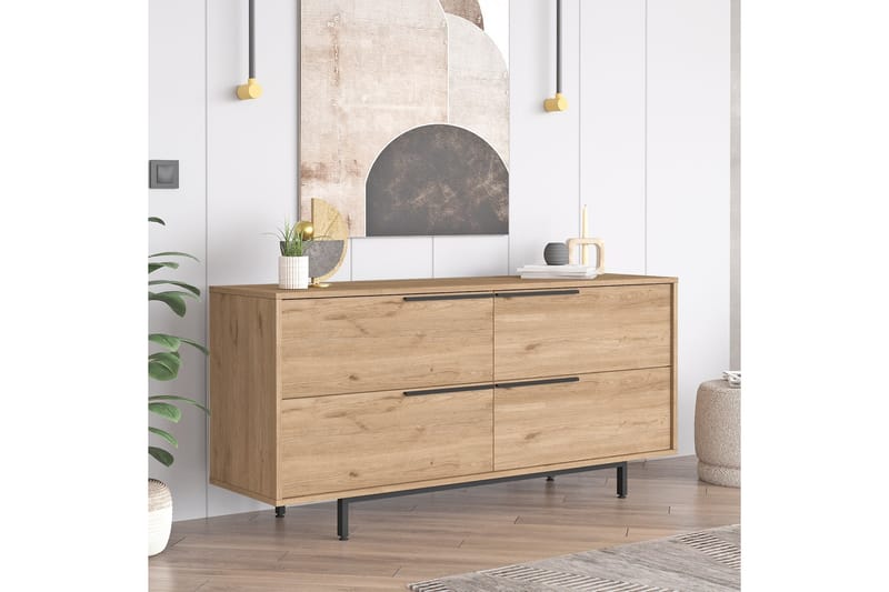 Liyakat Konsollbord 160 cm - Valnøtt - Møbler - Bord - Avlastningsbord - Konsollbord