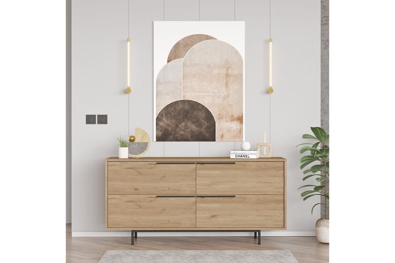 Liyakat Konsollbord 160 cm - Valnøtt - Oppbevaring - Oppbevaringsmøbler - Kommode