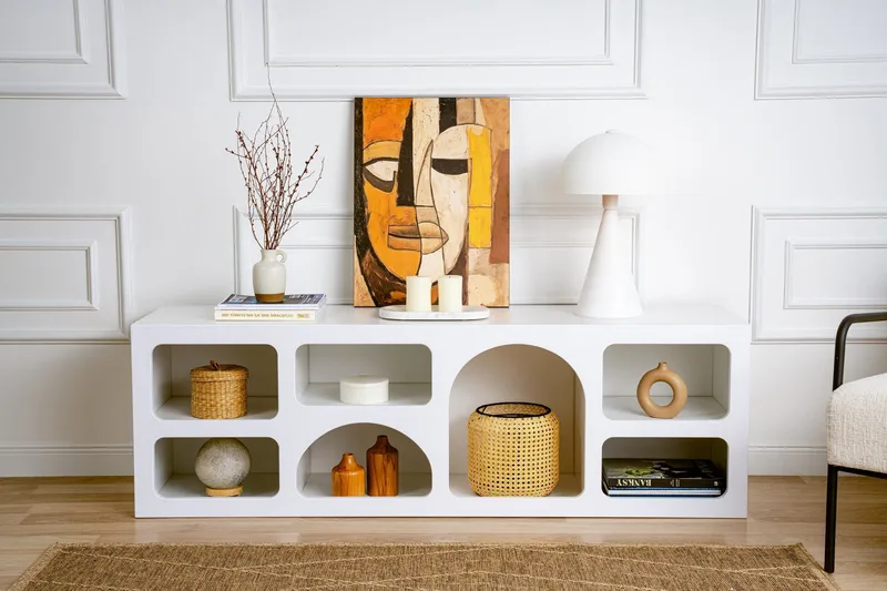 Lorin Konsollbord 160 cm, Hvit