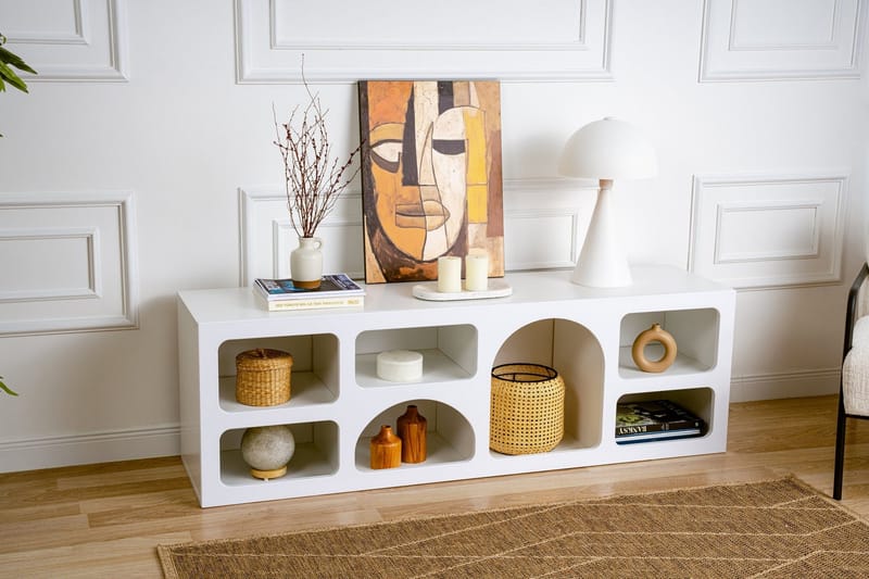 Lorin Konsollbord 160 cm - Hvit - Oppbevaring - Oppbevaringsmøbler - Sideboard & skjenker