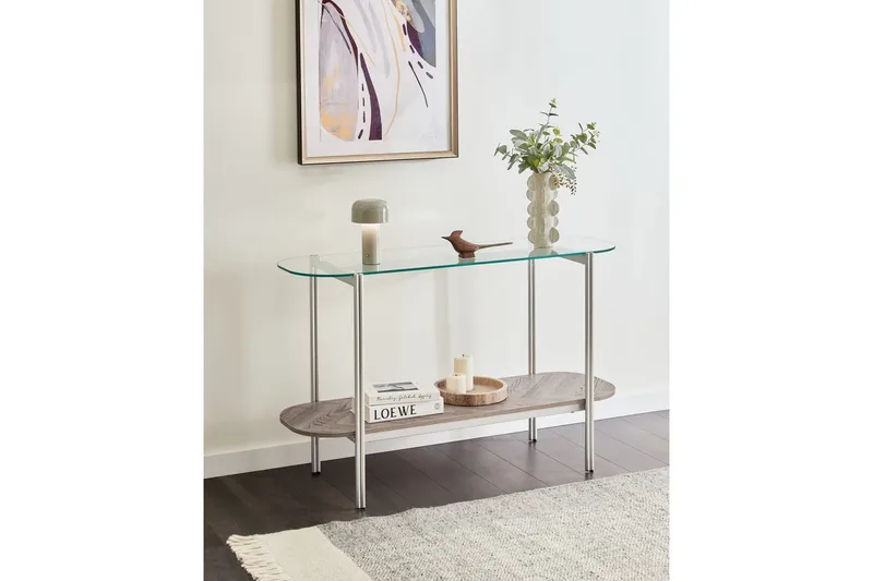 Konsollbord Lovell Sølv, lyst tre - Sølv, lyst tre - Møbler - Bord - Avlastningsbord - Gangbord