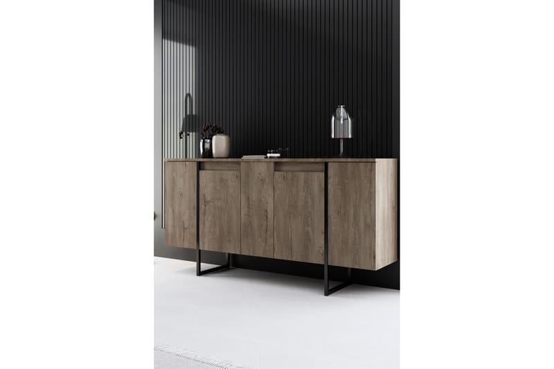 Luxe Konsollbord 160 cm - Brun/Svart - Møbler - Bord - Avlastningsbord - Konsollbord
