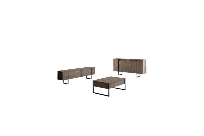 Luxe Konsollbord 160 cm - Brun/Svart - Møbler - Bord - Avlastningsbord - Konsollbord