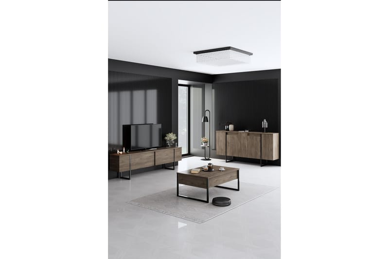 Luxe Konsollbord 160 cm - Brun/Svart - Møbler - Bord - Avlastningsbord - Konsollbord