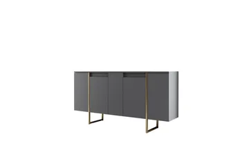 Luxe Konsollbord 160 cm - Grå/Gull - Oppbevaring - Oppbevaringsmøbler - Sideboard & skjenker