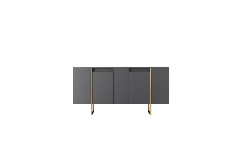 Luxe Konsollbord 160 cm - Grå/Gull - Oppbevaring - Oppbevaringsmøbler - Sideboard & skjenker