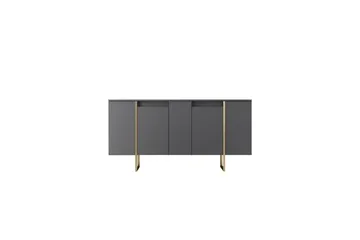 Luxe Konsollbord 160 cm - Grå/Gull - Oppbevaring - Oppbevaringsmøbler - Sideboard & skjenker