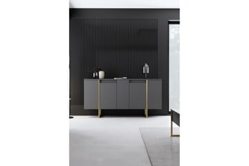 Luxe Konsollbord 160 cm - Grå/Gull - Møbler - Bord - Avlastningsbord - Konsollbord