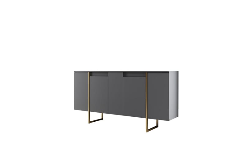 Luxe Konsollbord 160 cm - Grå/Gull - Møbler - Bord - Avlastningsbord - Konsollbord